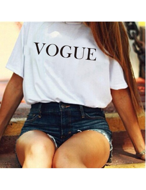 T-Shirts 2019 New Women T-Shirts Summer Fashion VOGUE O-Neck T shirt Female Tee Tops Casual Woman T-shirts Plus Size - style5...