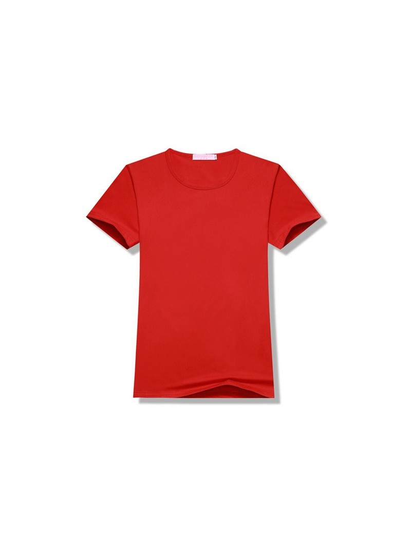 T-Shirts Summer Super soft white T shirts Women Short Sleeve cotton Modal Flexible T-shirt white color Size S-XXL - Red - 4H3...