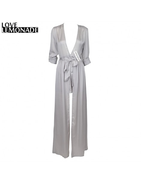 Rompers Fashion Nude Color Flash Fabric Long Sleeve Jumpsuits TB 8862 - Silver - 32600243709 $23.01