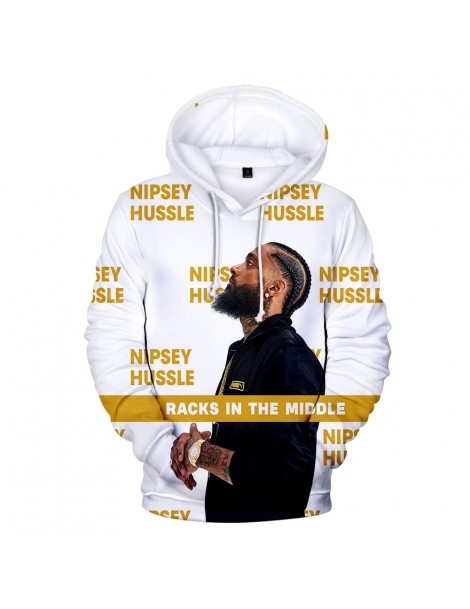 Hoodies & Sweatshirts 2019 3D Nipsey Hussle Print Casual Long Sleeve hooded Women and men Clothes 2019 Hot Sale k-pops Casual...