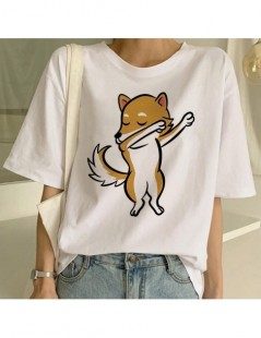 T-Shirts Shiba Inu T Shirt Funny Cute Animal Shirt Funny Graphic Korean Clothing Top Women Ulzzang T-shirt Female Tees Haraju...