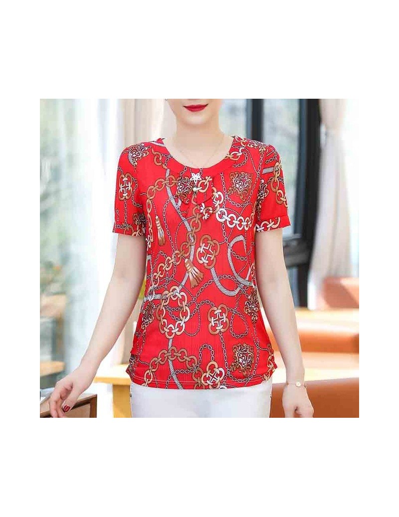 Blouses & Shirts 2019 New women summer blouses shirts casual print o-neck short sleeve womens clothes blusas mujer de moda - ...