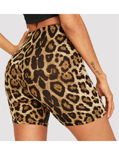 Leggings Multicolor Casual Highstreet Leopard Print Skinny Short Summer Modern Lady Athleisure Women Crop Trousers - 1 - 5G11...