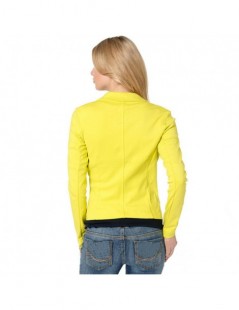 Blazers Ladies Short Blazer Long Sleeve Blaser Women Suit jacket Female Feminine Blazer Femme Black Yellow Blue Rosy Blazer A...