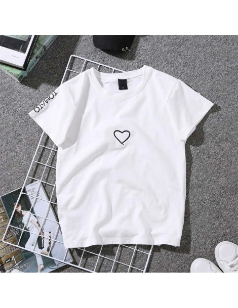 T-Shirts 2019 New Harajuku Love Printed Women T-shirts Casual Tee Tops Summer Short Sleeve Female T shirt for Women Clothing ...