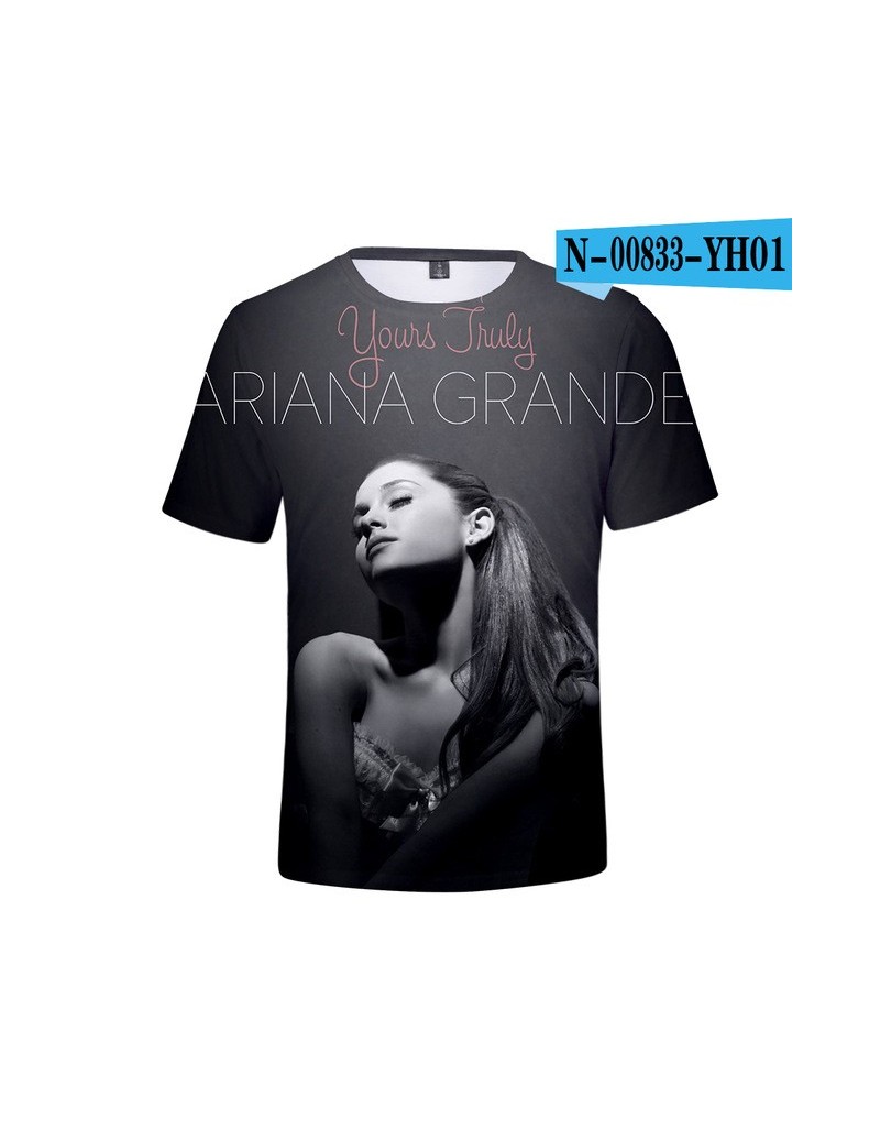 Sexy Ariana Grande t shirt Cool Singer Harajuku Music fans T-Shirt Famous Brand Summer Soft Women/men Couples Tops clothing ...