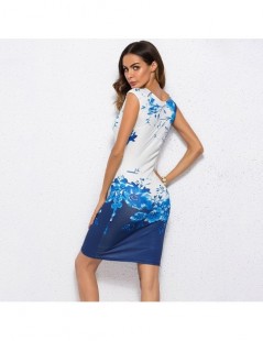 Dresses Summer 2019 Casual Women Dresses Sleeveless Floral Printed Slim Sexy Short Dress Package Hip Thin Summer Dress Lady O...