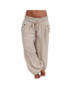 Pants & Capris 2019 Loose Hippie Aladdin Long Pants Women Solid Harem Trousers Casual Baggy Trousers Female Stretchy Pants - ...