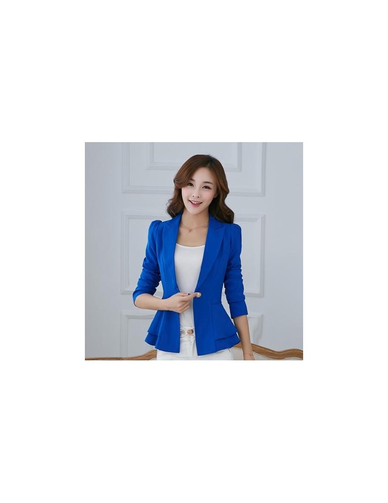 Jackets Spring Autumn Women Jacket Long-sleeved Suit jackets Flouncing Short Paragraph Small Jacket Candy-Colored Coat chaque...