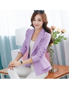 Jackets Spring Autumn Women Jacket Long-sleeved Suit jackets Flouncing Short Paragraph Small Jacket Candy-Colored Coat chaque...