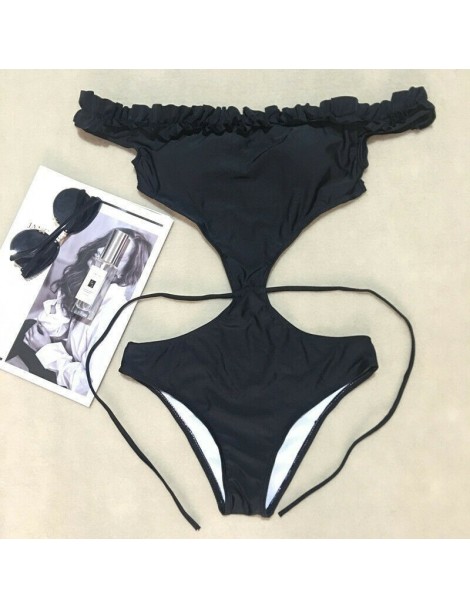 Bodysuits Women Lady jumpsuit bodysuit Sexy Black rompers playsuit One-Piece Beachwear Push-up Monokini New Hot Sale Summer B...
