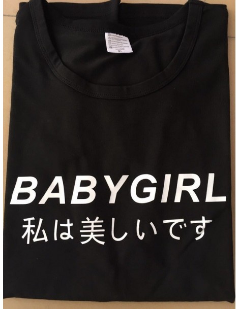 T-Shirts Babygirl harajuku T-shirt Tumblr Inspired Softgrunge Daddy Pale Grunge Harajuku tees moletom do tumblr t shirt casua...
