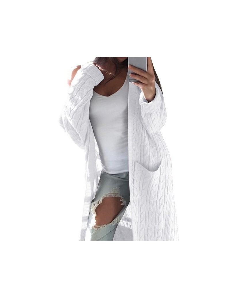 Cardigans Long Cardigan Women Long Sleeve Warm Knitted Sweater Cardigans Autumn Winter Womens Sweaters 2018 Jersey Mujer Invi...