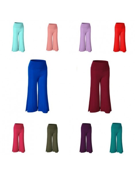 Pants & Capris Hot Sale Women Long Pants Cropped Trousers Harem Yogaa Modal Dancing Trouser Wide Belly Dance Comfy Boho Pants...