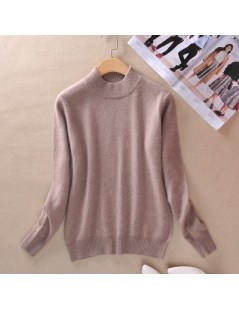 Pullovers High-Quality Cashmere Wool Sweater Women Fashion Autumn Winter Female Soft Comfortable Warm Slim Cashmere Blend Pul...