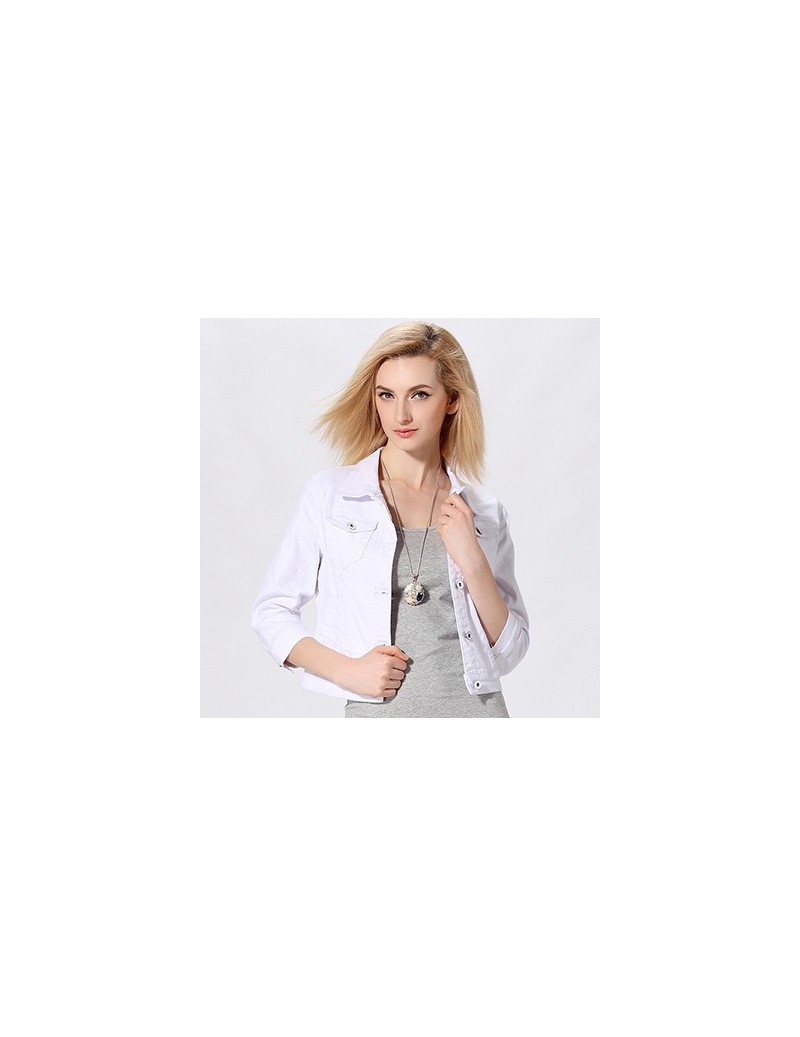 Jackets Denim Jacket Women Basic Coats Female 2018 Autumn Short Long Sleeve jaqueta feminina chaquetas Outwear Hot Sale LX903...