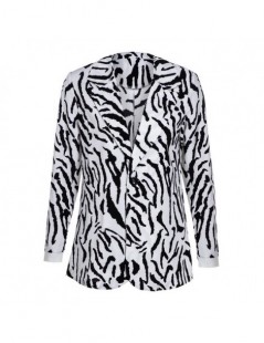 Blazers Tiger Print Woman Blazer With Belt 2019 Autumn Half-Sleeve Woman blazers jackets sexy deep v neck Office Lady Suit Lo...