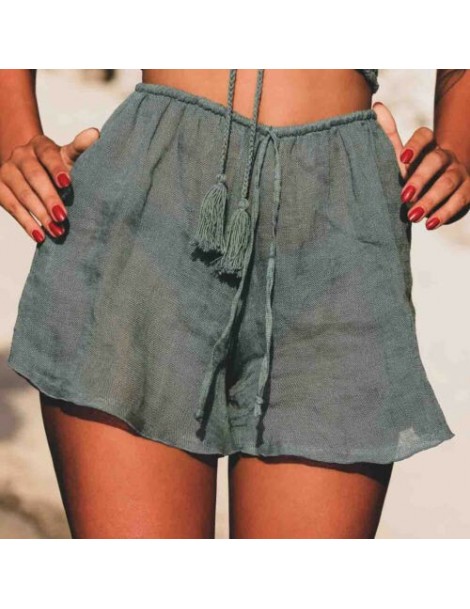 New Womens Cool Slight Solid Shorts Summer Sexy Hot Pants Casual Beach High Waist Mini Short Pants Women Clothing Summer Sho...