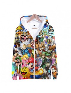 Hoodies & Sweatshirts Super Smash Bros. Ultimate 3D Print Popular Zipper cool Fashion Zipper Hipster Hooded Sweatshirt Casual...