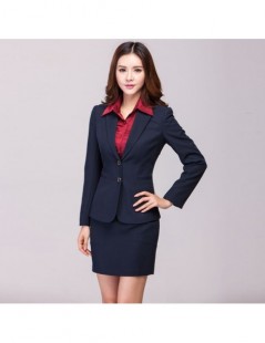 Pant Suits Work wear women pants suit autumn winter long sleeve Two buttons blazer with Trousers Office ladies formal suits N...