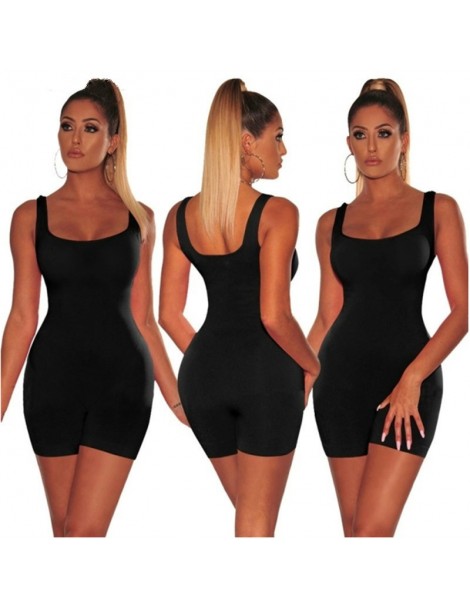 Rompers 2019 Summer Playsuit Women Short Jumpsuit Sexy Casual Rompers Slim Backless Woman Playsuits and Jumpsuits Skinny Spor...