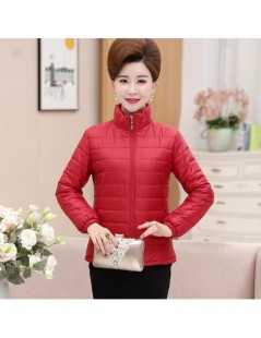 Parkas 2019 New Arrival Warm Jacket Winter Coat Women Slim Cotton-padded Clothes Plus Size XL-4XL Mother Outerwear Female Par...