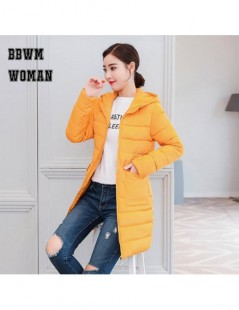 Parkas Slim Korean Hooded Cotton Long Women Jackets Warm Winter Parkas Pink Black Color Casual Pocket Parka Overcoat ZO858 - ...