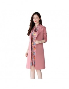 Dress Suits New 2019 Spring Fashion Floral Dress with Long Blazer Coat Women Business Dress for Women Office Womens Suits Dre...