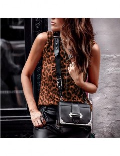 Tank Tops 2019 Summer New Leopard Print V-neck Beach Camis Female Short Section Slim Outer Wear Shirt Trend Tank Tops Plus Si...