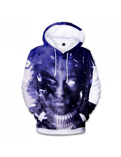 Hoodies & Sweatshirts 2018 Rapper XXX Tentacion Hoodie 3D Hip Hop Singer Print Unisex Uniform Sweatshirt Fashion Hip Hop Hood...