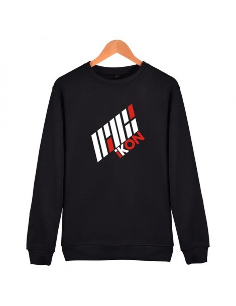 Kpop Ikon Women Hoodies Sweatshirts Fans Supportive IKON Album Oversized Hoodie Harajuku Casual Pullovers Tracksuit - Black ...
