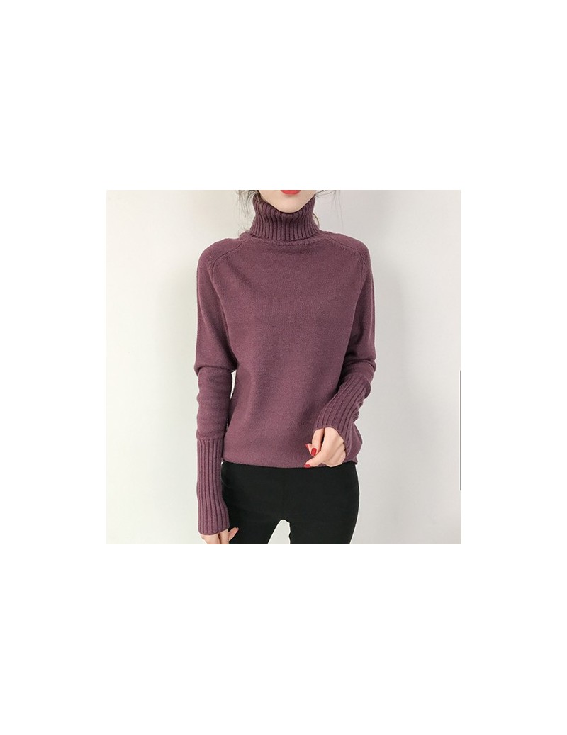 Sweater Female 2019 Autumn Winter Cashmere Knitted Women Sweater And Pullover Female Tricot Jersey Jumper Pull Femme - Laven...