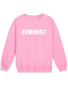 Hoodies & Sweatshirts Feminist Sweatshirt Jumper Women Ladies Funny Fun Tumblr Hipster 90s Fashion Grunge Pink Hoodie Feminis...
