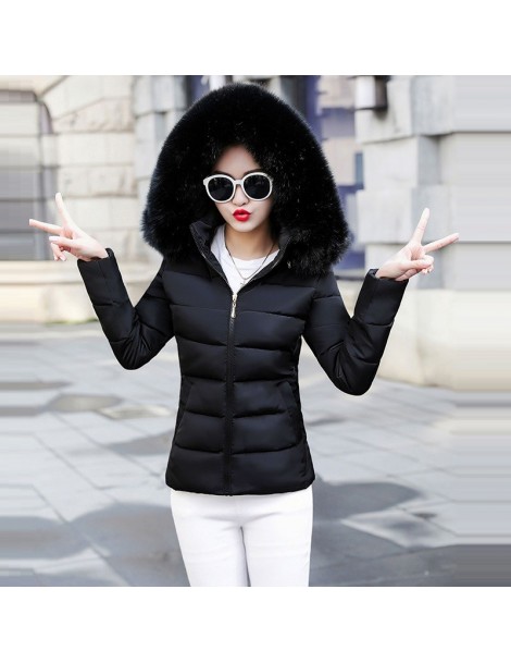 Parkas 2019 New Winter Jacket Women Fake Fur Thicken Warm Outerwear Parkas Female Big Size S-5XL Loose Coat Winter Women Cott...