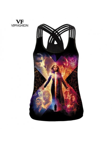 Camis VIP FASHION 2019 New Justice League Movie Super Hero Wonder Woman Cosplay Cross Vest Breathable Sleeveless Tank Tops - ...