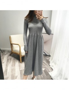Pullovers 2019 Women Sweater And Pullovers Turtleneck Women Long Pullovers Knitting Women Long Sweater Dress Vestidos Tricot ...