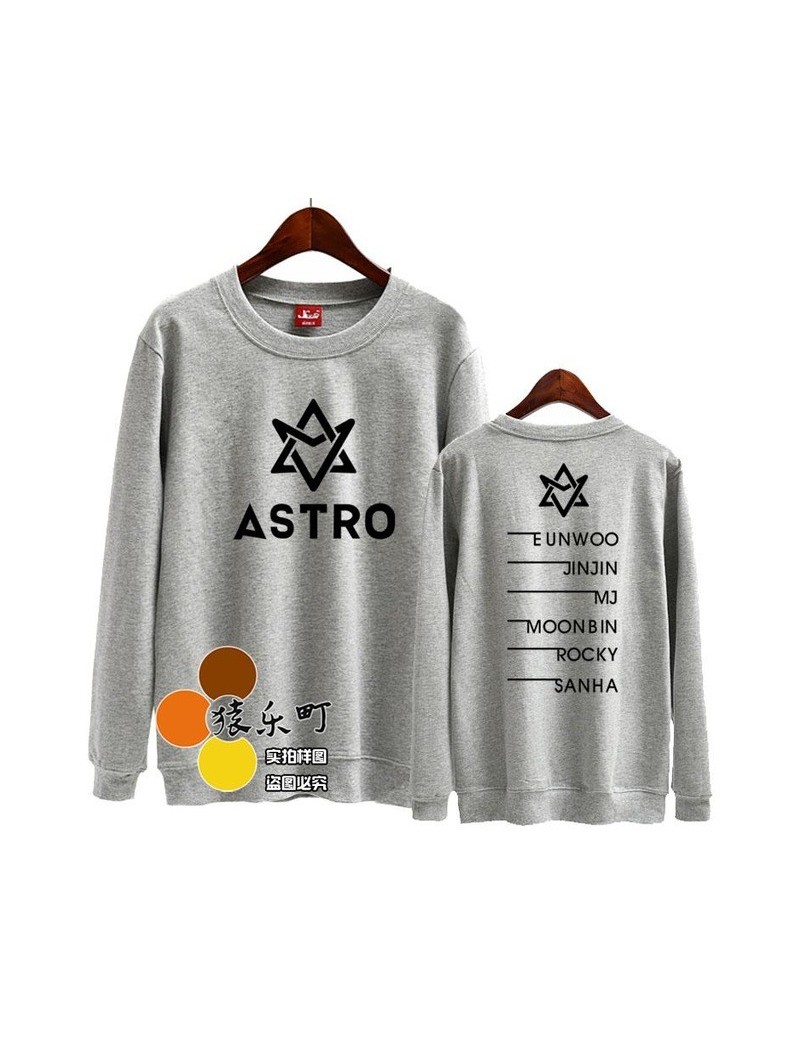 Kpop astro fans supportive member name printing o neck thin sweatshirt for spring autumn jinjin rocky pullover hoodies - 14 ...
