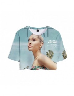 T-Shirts Ariana Grande 3D Printed Crop Tops Women Fashion Summer Short Sleeve T-shirts 2019 Hot Sale Casual Girls Sexy Tee Sh...