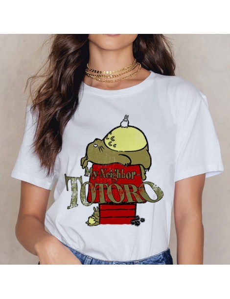 T-Shirts New Totoro Studio Ghibli T Shirt Women Harajuku Ullzang T Shirt Fashion 90s Anime T-shirt Funny Cartoon TShirts Top ...