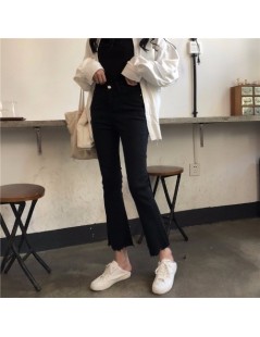 Jeans Cheap wholesale 2019 new Spring Autumn Hot selling women's fashion casual Denim Pants XC12 - Black - 4U3086870603-1 $17.82