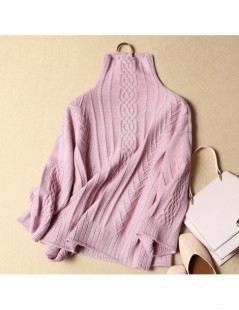 Pullovers New Winter Autumn Women Sweater Female Loose Plus Size Pullovers Sweater Turtleneck Outwear Coat Clothing Tops 0.47...