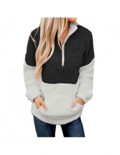 Hoodies & Sweatshirts 2019 Winter Warm Sweatshirt Women Thicken Sweatshirt Female High Neck Sweatshirts Women Long Sleeve Zip...