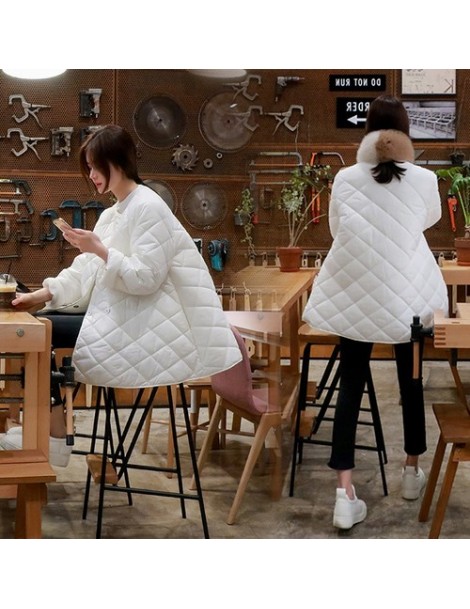 Parkas Warm Parkas Coat Female Korean Style Wild Cotton Casual 2018 Women Parkas Coat New Winter Pluz Size Women Clothing - w...
