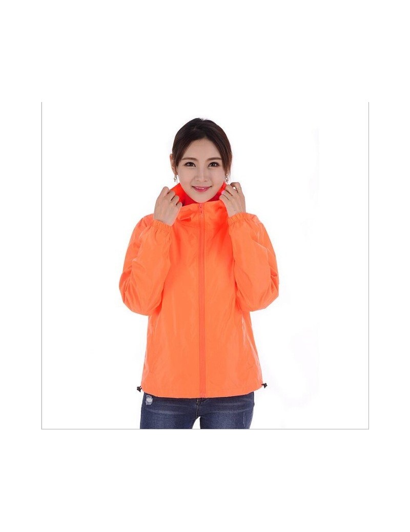 S-7XL Jackets Spring Autumn Fashion Hooded Solid Windbreaker Jacket Zipper Pockets Casual Long Sleeves Coats Plus Size Outwe...