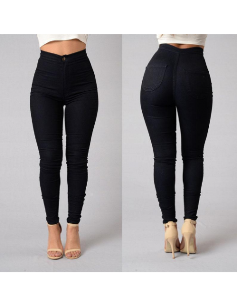 Jeans S-XXXLWomen Denim Skinny Jeggings Pants High Waist Stretch Jeans Slim Pencil Trousers Wash Skinny Jeans Woman High Wais...