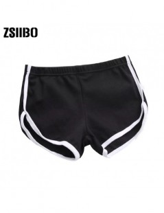Shorts New Summer black grey sport Shorts Women Casual Shorts Workout Waistband Skinny Short drop shipping - Gray - 4N3085758...
