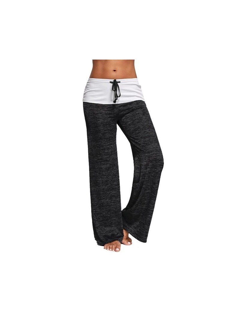 Pants & Capris 2019 Pants Autumn New Style Tether High Waist Casual Loose Wide Leg Pants For Female - black - 4N3031622061-1 ...