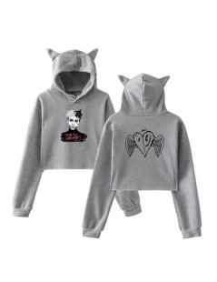 Hoodies & Sweatshirts 2018 Fashion Cute Cat Ears Hoodies Women Hip Hop XXXTentacion Sweatshirt Sex Crop Top Warm Fleece Sweat...