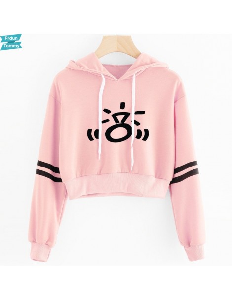 Hoodies & Sweatshirts Ariana Grande Women sexy Lovely crop top hoodies Serpent Print harajuku hot sale 2019 New casual hoodie...