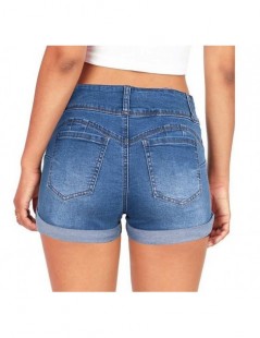 Shorts Women's Fashion Brand Vintage Tassel Rivet Ripped Loose High Waisted Short Jeans Punk Sexy Hot Woman Denim Shorts - Sk...